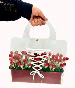 Ruby Radiance Acrylic Bag