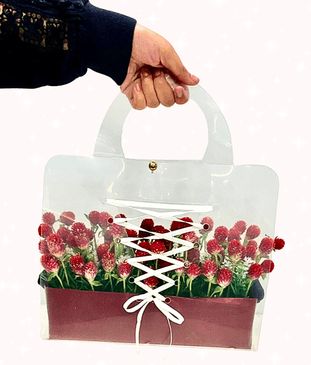 Ruby Radiance Acrylic Bag