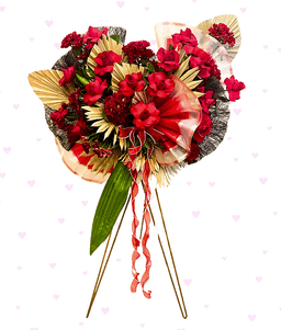 Crimson Elegance Stand