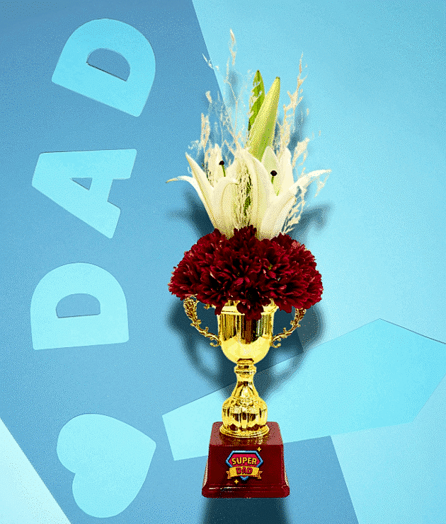 Super Dad Trophy Blooms