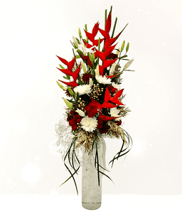 Red & Ivory Luxe Grand Stand