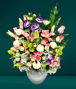 Pastel Elegance Grand Vase