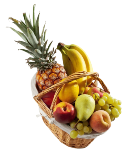 Basket of Organic Fruits