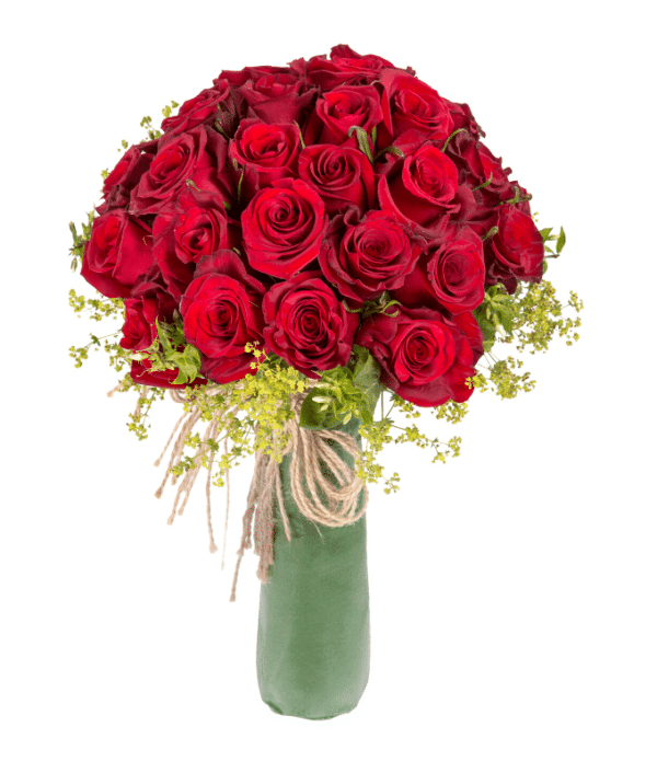 Bunch Red Roses for Anniversary