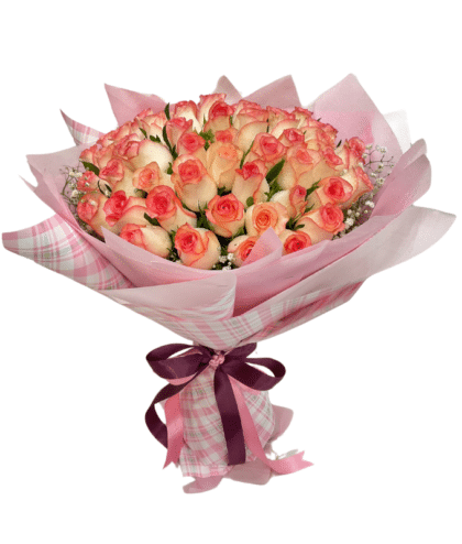 jumelia roses handbouquet