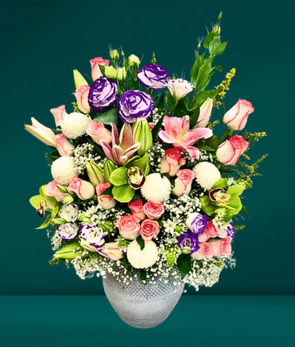 Pastel Elegance Grand Vase